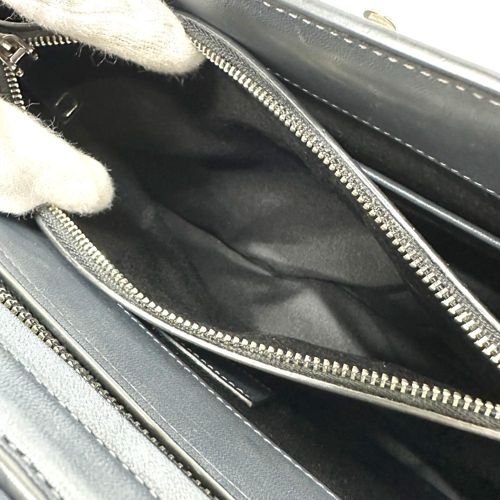 MARC JACOBS Turn lock 2WAY top handle west end small top Tote Bag Leather gray