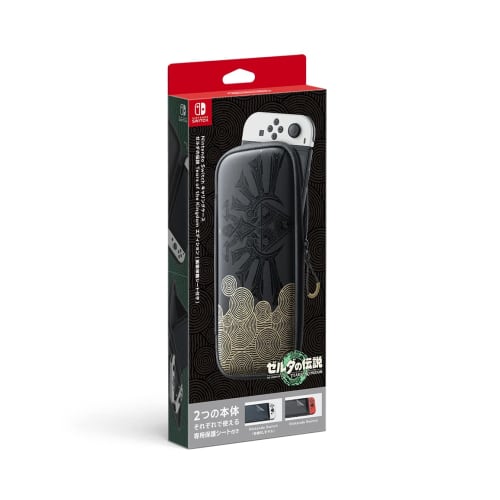 

[подлинный продукт nintendo] чехол для nintendo switch legend of zelda tears of the kingdom edition защитная пленка для экрана в комплекте