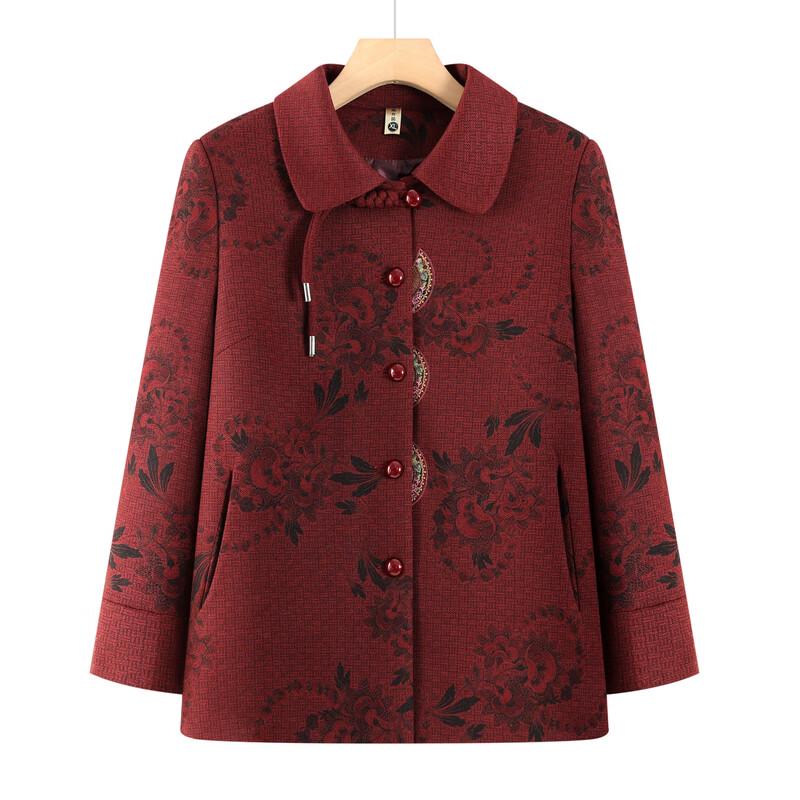 Elderly Women's Traditional Spring Autumn Jacket