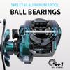 Newly Light Game Bait Casting Fishing Reel Magnetic Brake System 7.1:1 Small Body Fishing Reel 5+1 BB 4kg Max Drag Waterproof and Corrosion Resistant