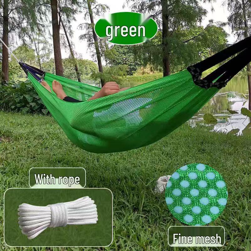 Handun Outdoor Ice Silk Mesh Hammock Swing
