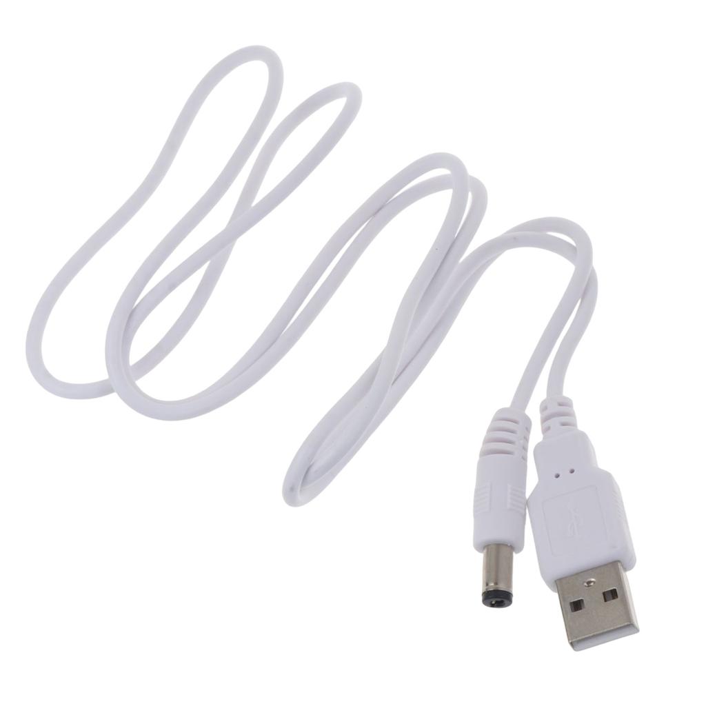 USB 2.0 A-Type Male to 5.5 x 2.5mm DC 5V Power Plug Connector Router Speaker Charging Cable
