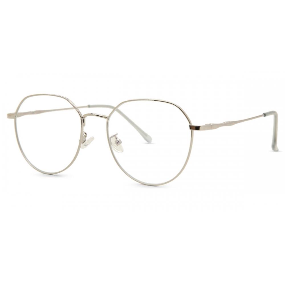 Full Rim Oval Silver Smartbuy Collection Xinyi T3046 C1 Fashion Unisex Eyeglasses