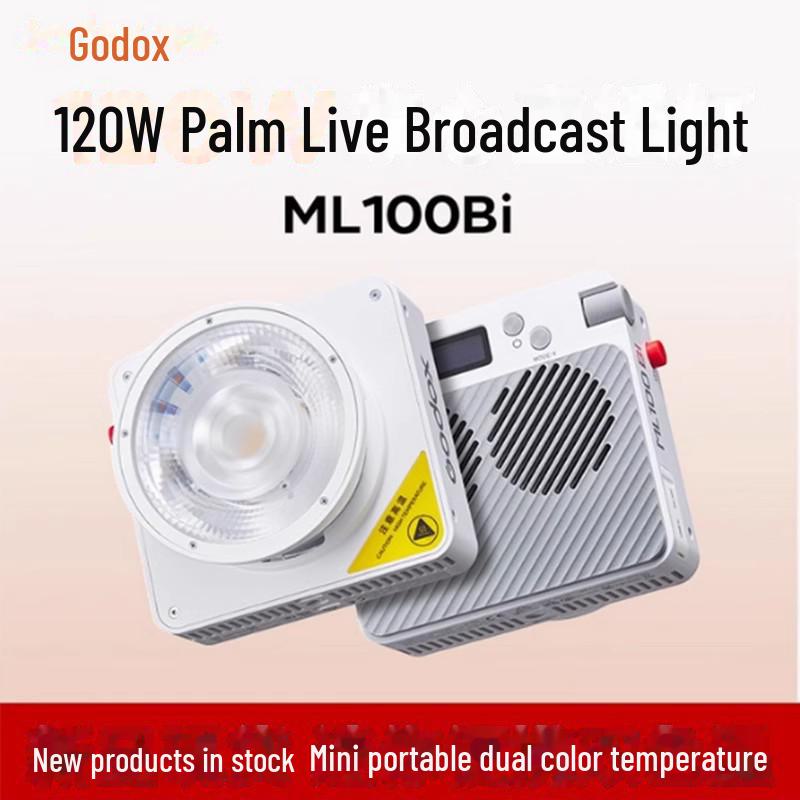 GODOX ML100Bi Bi-Color Portable COB Photography Light for Outdoor and Live Broadcast
