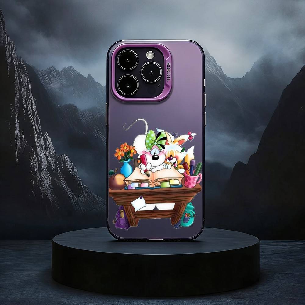 

Cartoon Diddls Mouses Phone Case For iPhone17,16,15,14,13,12,11 Plus,Pro Max Black Candy silver phone case iPhone13PRO