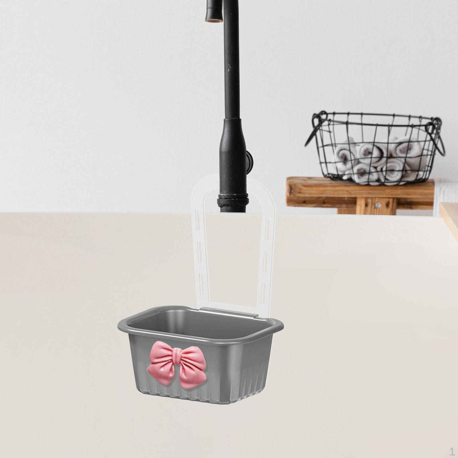 

Draining Basket, Storage Rack, Stylish Strainer for Hanging on A , Food Catcher, Organizer, сірий колір