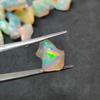Polished White Uncut Opal Stone, Multi fire Opal, 7-15 MM Size Rough. Opal Rough Lot.