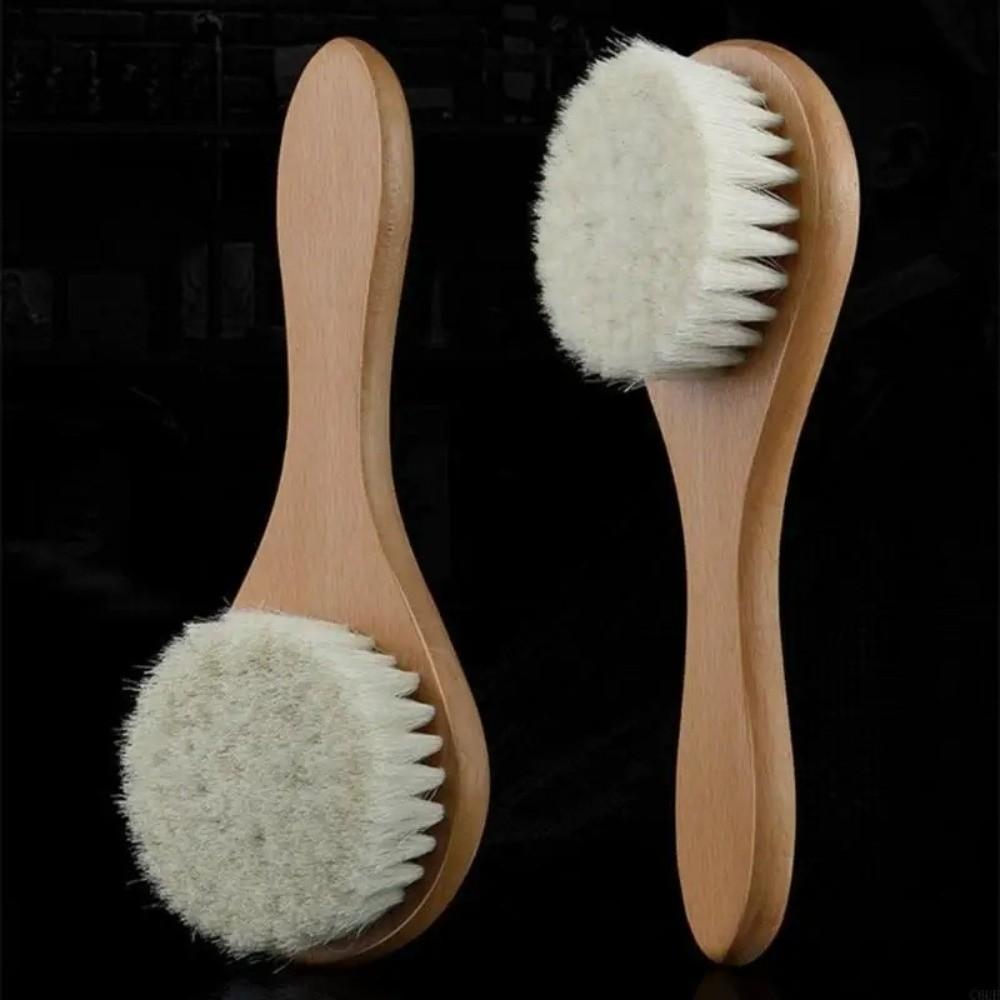 Natural Cradle Cap Brush Wooden Handle Infant Hair Brush High Quality Baby Hair Brush
