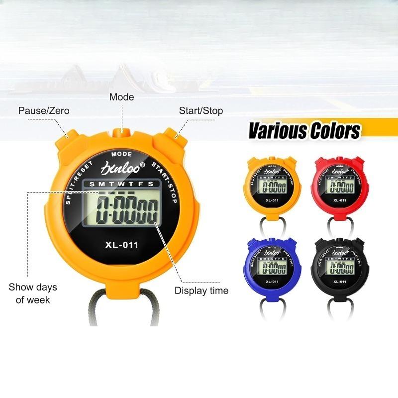 Cronometro Multifunzione Contatore Cronometro Sportivo Portatile Display Digitale Timer Fitness Contatore Cronometro Portatile Cronometraggio