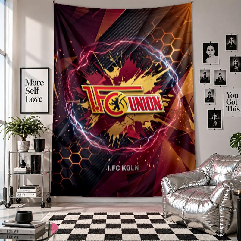 Union Berlin FC Wall Tapestry Home Decor Wall Hanging Cloth for Bedroom Living Room Background