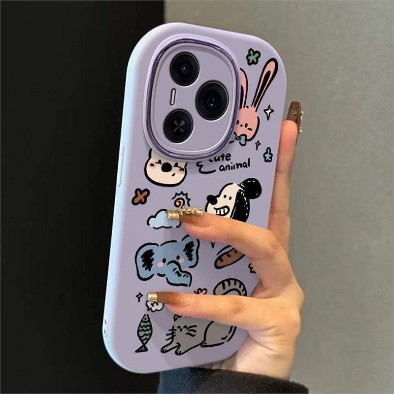 Silicone Full Coverage Phone Case Honor Power With Cute Animal Cartoon Design Shockproof Soft Grip HONOR Power