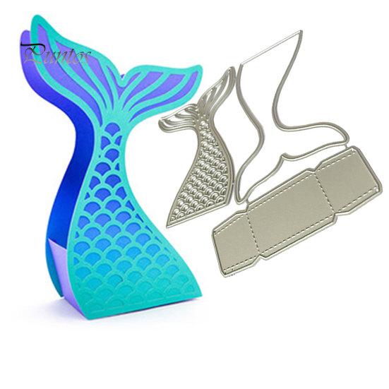 

Хвост русалки из углеродистой стали, режущий штамп, DIY, тиснение, трафарет, форма для скрапбукинга, декор