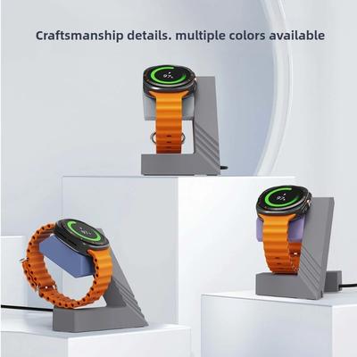 Geometrischer Ladeständer für Samsung Galaxy Watch Ultra/7/6/6 Classic/5/5 Pro Smartwatch-Ladestation Dock-Basis Ladestation