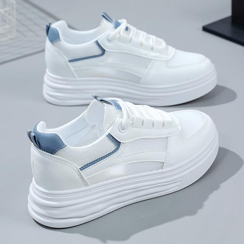 

2025 summer new casual fashion little white shoes women s shoes low-top breathable mesh shoes Korean version trendy daily trendy shoes 34