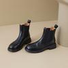 Women's Ankle Boots 2026 New Autumn and Winter British Retro Leather Short Boots Women Spring and Autumn Bare Boots Woman