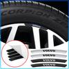 Aluminum Car Wheel Hub Badge Tire Rim Stickers Decoration Accessories Emblem For Volvo 240 C70 S40 S50 S60 S70 S80 S90 V40 V50 V60 V90 XC40 XC60 XC90