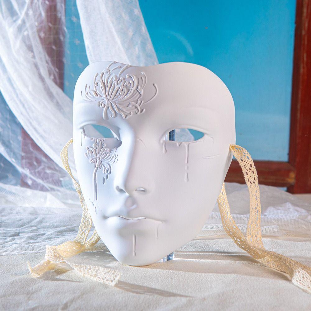 Party Supplies Ancient Style Face Mask Beautiful Anime Cosplay Props Cyberpunk Mask Male  Carnival