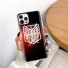 Attack On Titan TPU Case for iPhone XR 7 8 14 15 11 12 13 X XS Pro Max Xiaomi Redmi 13C Note 9 Samsung A22 S23 S24 Ultra Plus VIVO