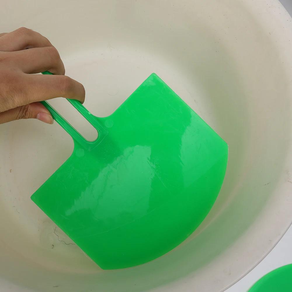 2/1Pcs Curved Bucket Scoop Putty Knife Plaster Trowel Paint Scrapers Brushes Scraping Decals Patch Construction Applicator Board