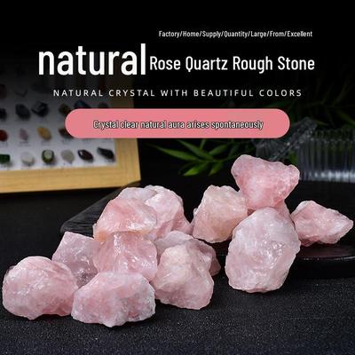 Natural Rose Quartz Aromatherapy Diffuser Stone for DIY Landscaping, Jade, Fish Tanks, and Flower Pots