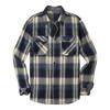 Men's Casual Fashion Plaid Long Sleeve Shirt Men's Pocket Button Shirt