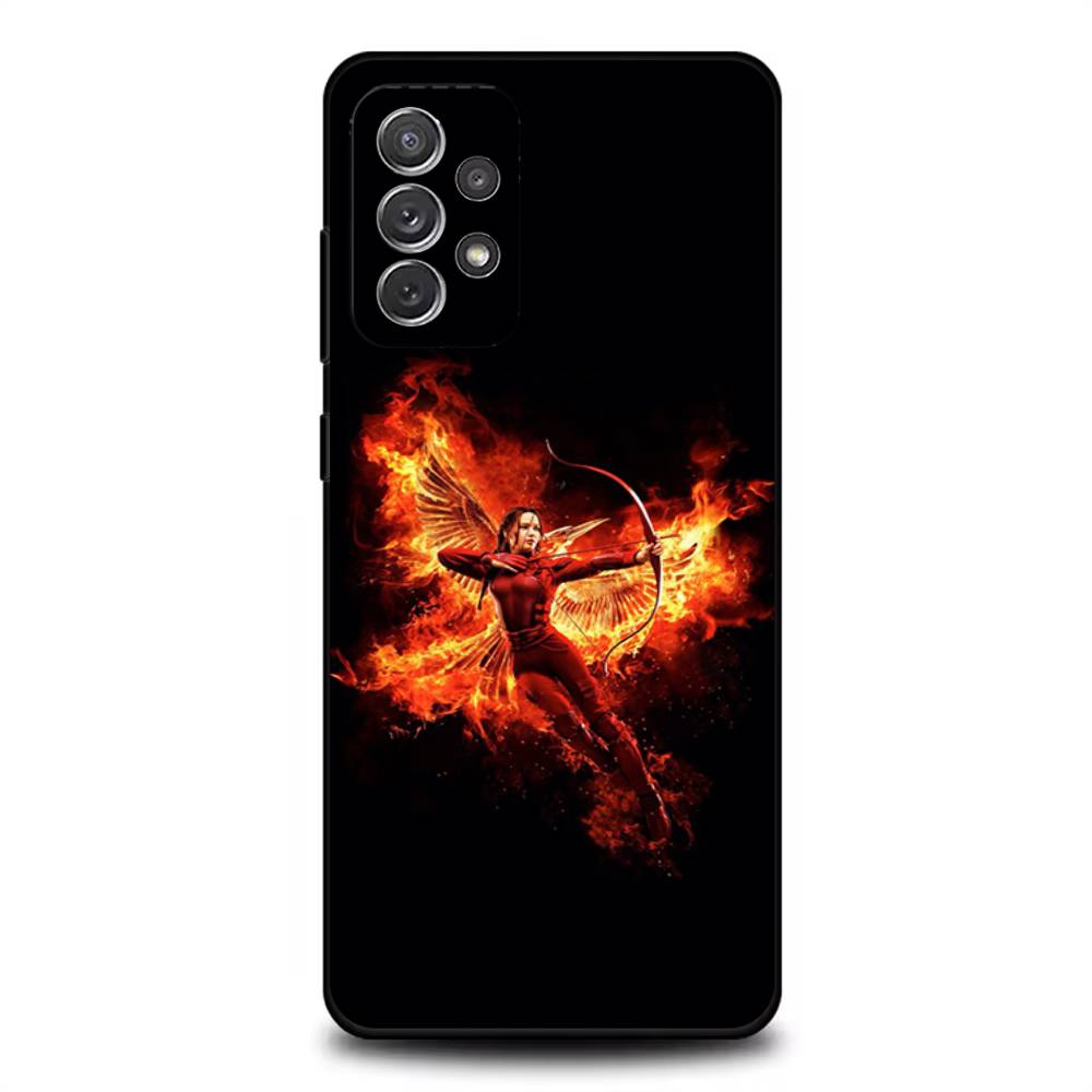 Film The H-Hunger Games Phone Case For Samsung S 25,24,23,22,30,21,10,9,Ultra,Plus,Lite,FE,4,5G Black Soft Case