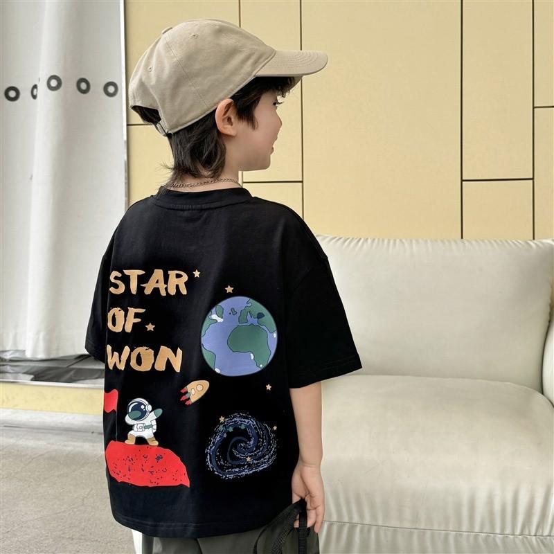 New Boys' Short sleeved Boys' T-shirt