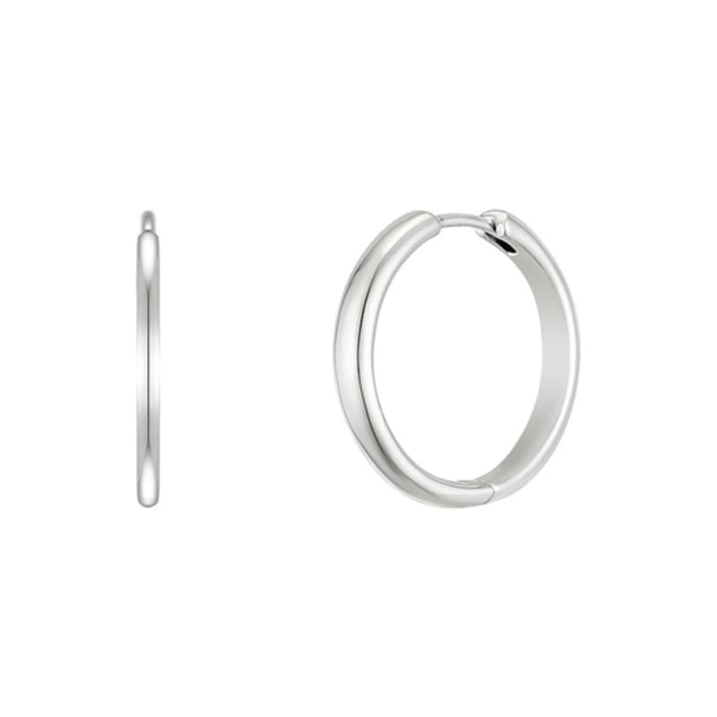 Oooho Basic Circle One Touch Earrings - L