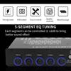 Professional 5 Band Car Equalizer Multifunctional Car Audio EQ Tuning Crossover Amplifier Parametric Equalizer Car