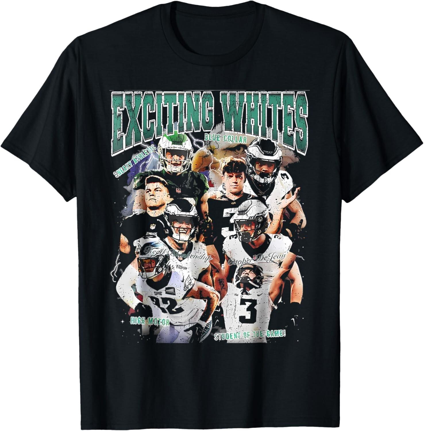 Exciting Whites Shirt Exciting Whites T-Shirt Mens Womens Tees Top 2XL