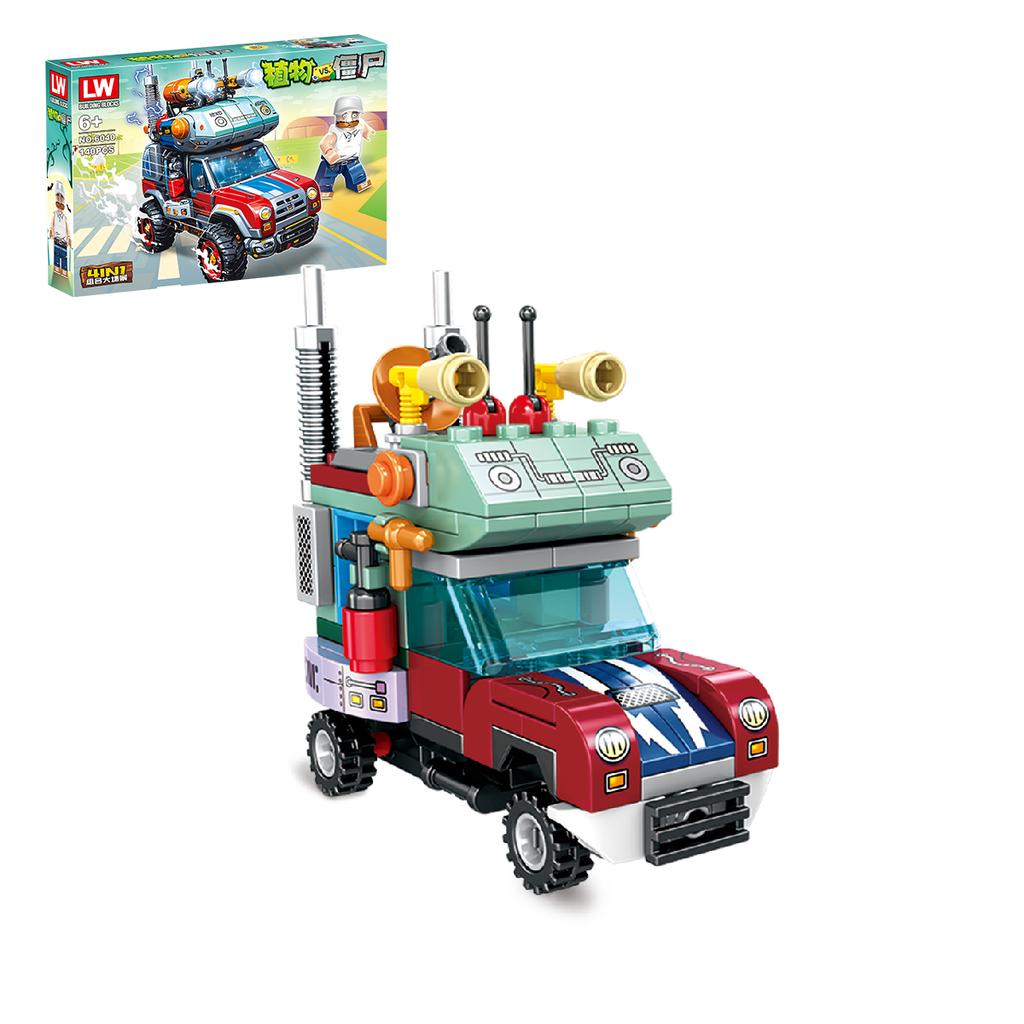 Non-Toxic Plants Vs Zombies Game Building Blocks Toy Pvz Replanted Edition Figure Diy Creative Bricks Toy Gift For Children Kids Blind Box