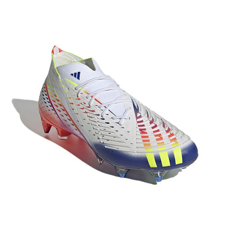 Adidas Predator Edge.1 SG Al Rihla Pack - White Men Sneakers Cloud-White Solar-Yellow Power-Blue GW1021
