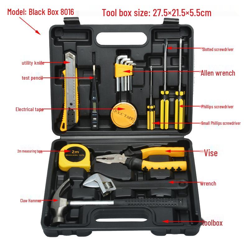 Jing Tong Multifunctional Home Tool Set - Complete Repair Toolbox