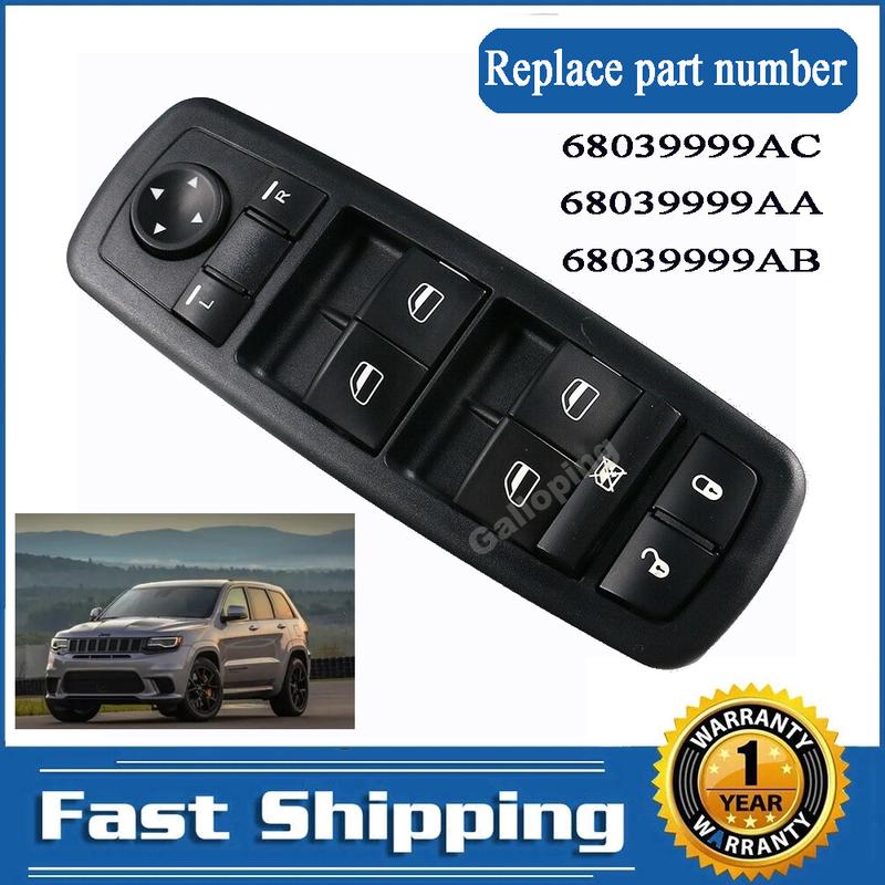 

For Dodge Nitro Journey Chrysler Town & Country 2008-2009 Auto Electric Window Glass Lifter Switch Control button 68039999AA