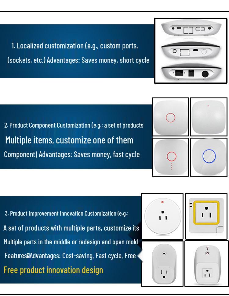 Smart Home Zigbee IoT Wireless Gateway with Plastic Shell