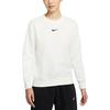 Nike Sportswear Phoenix Fleece Lined Crew Neck Athleisure Long Sleeved Sweatshirt Women's Canvas White/Black DQ5752-133