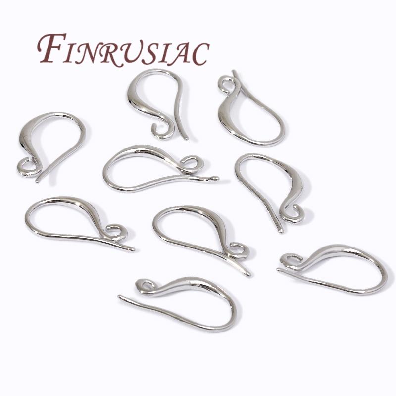 10pcs Hypoallergenic Earring Hooks Earwires Gold Plated Earrings Accessories DIY Jewelry Making Supplies