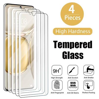 4PCS Schutz Glas für Huawei P30 Lite P20 P40 Screen Protector für huawei Nova 5T Mate 20 Lite Y7 y6 P Smart 2021 2019 Glas