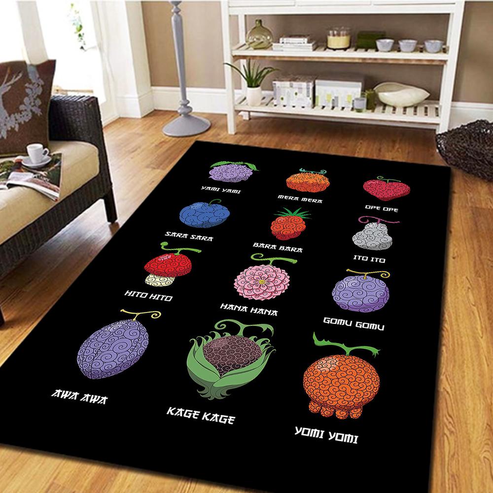 

Devil Fruit Floor Carpet, Digital Printed Movie Rug, Home Decor Mat for Bedroom, Living Room Play Mat -HYQ6 60x90cm