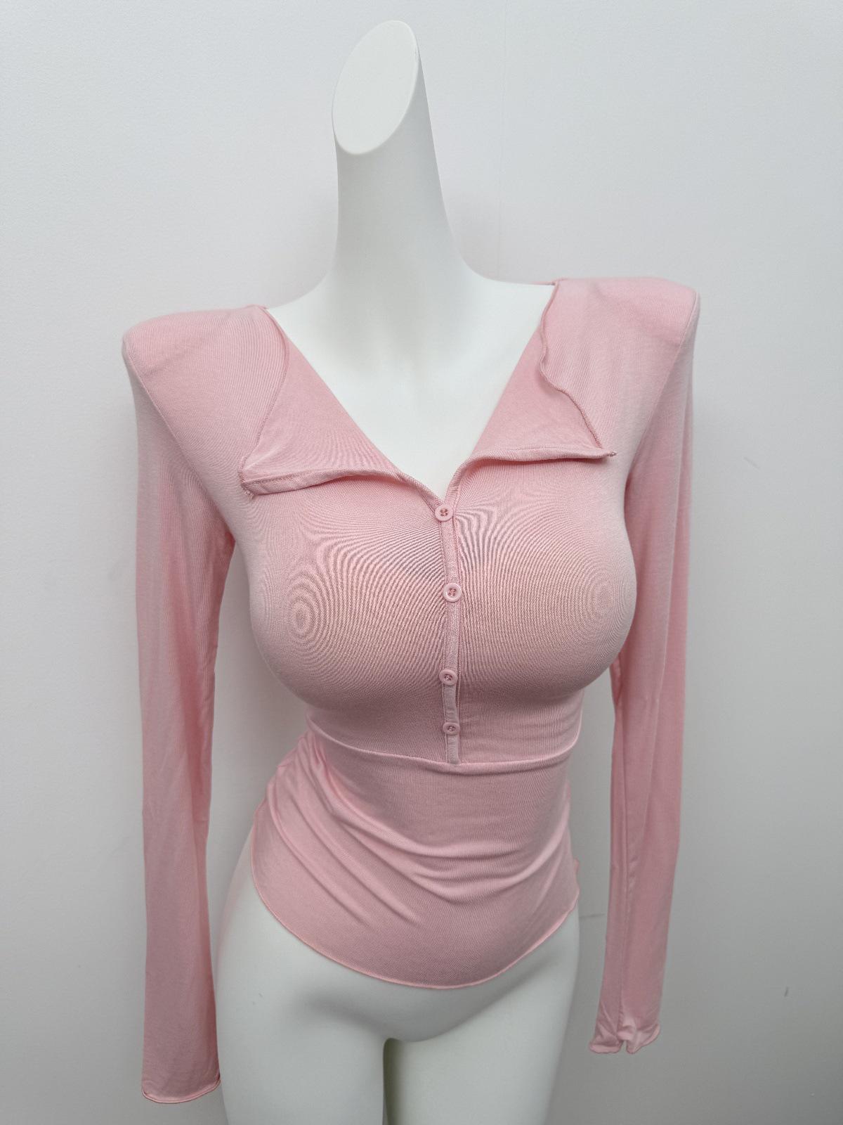 

Chic and Alluring Cinched Waist Long-Sleeve Top – Perfect Layer for Instagram Style and Fall/Winter Wear One Size