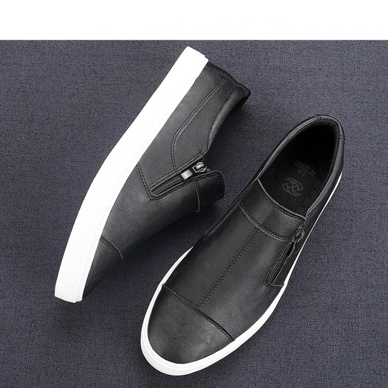 Shoes Man 2025 Trend High Quality Leather Casual Shoes Luxury Comfortable Loafers Fashion  Flats Men Driving Shoes