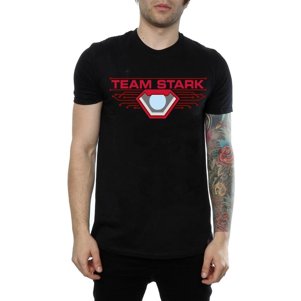 Marvel Mens Captain America Civil War Team Stark T-Shirt