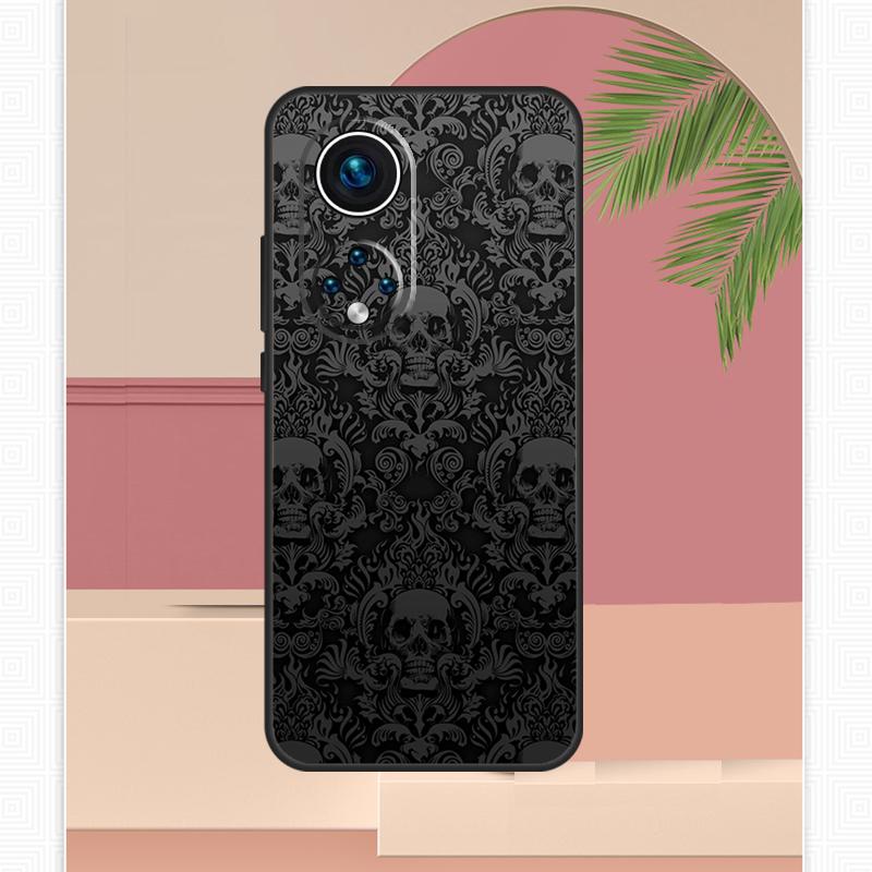 Gothic Skull Case For Honor Magic 8 Pro 7 6 5 Lite Honor 200 400 X9c X9b X9a X8b X8a X8c 50 70 90 Cover