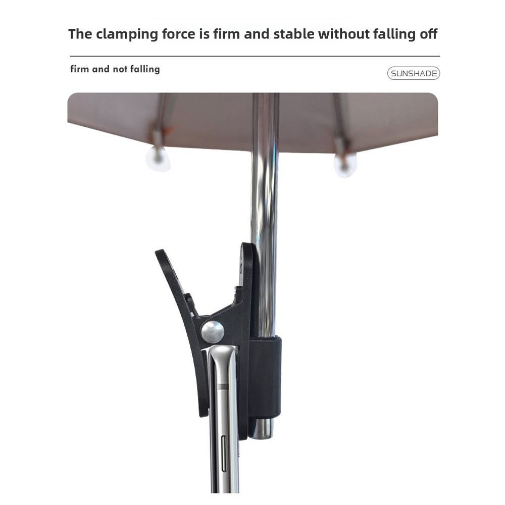 Anti-Glare Phone Umbrella Holder Sun Protection Phone Water-Resistant Umbrella Outdoor