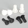 Nylon Rivet Pressing Button Plastic R Type PC Plate Plastic Female Nylon Rivets Black White R20 R26 R30 R35 R40 R50 R60