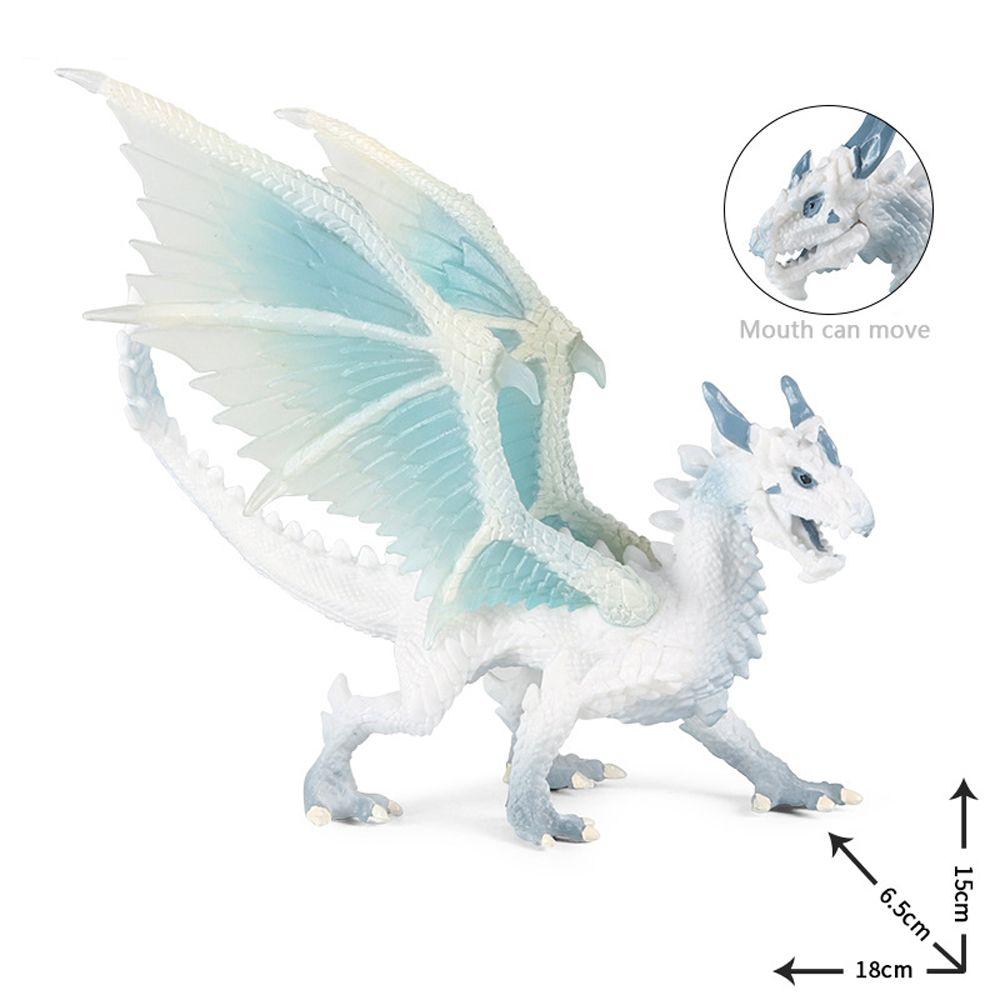 Figurine Simulated Dinosaur Model Dinosaur Toy Dinosaur Collection Model Ice Dragons Figure Toy
