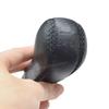Black Leather Gear Shift Knob For Volvo S60 S80 V70 XC70 Sewing Leather MT 5/6 Speed Shifter Lever Pen Car Styling Accessories