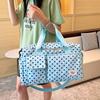 Oxford Cloth Travel Duffle Large Capacity Travel Luggage Bag Polka Dot Travel Handbag  Short Travel