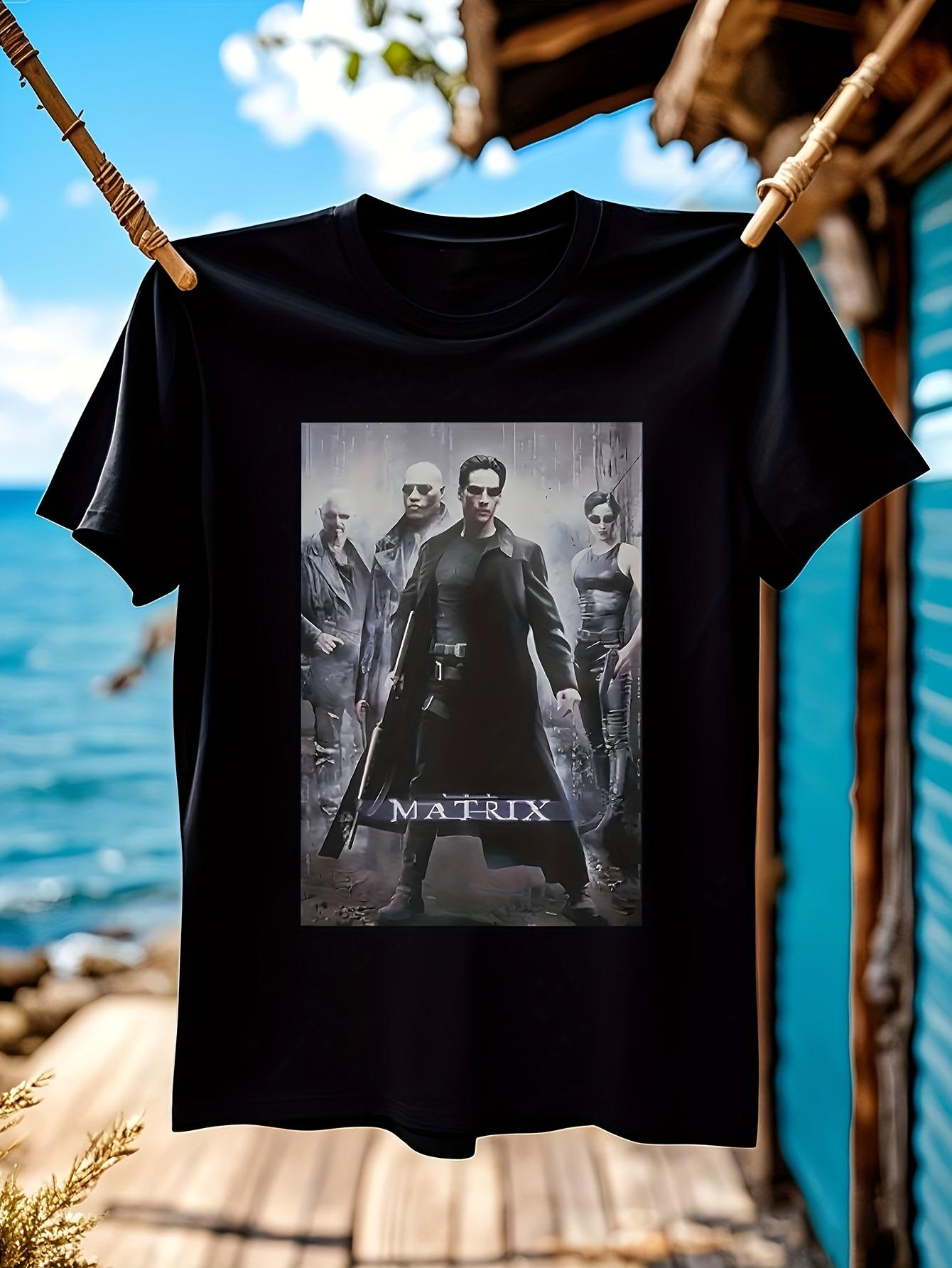 The Matrix Movie Graphic Tshirt Neo Trinity Iconic Scene ... M