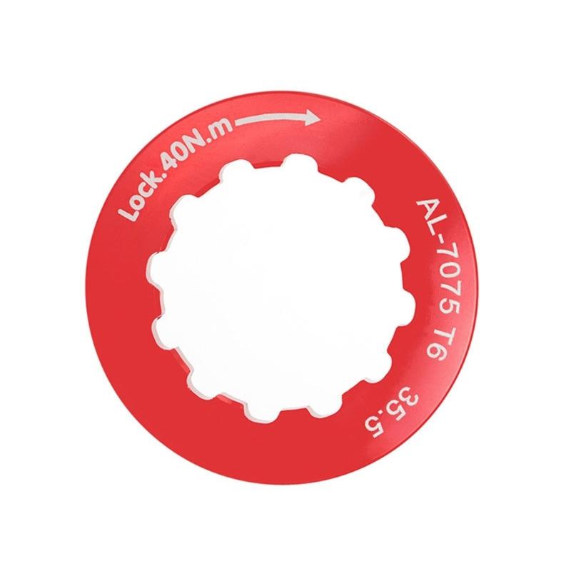 

Road Bike Cassette Flywheel Locking Cover Aluminum Alloys Fixing Rings Fastening Caps 11T Cassette Flywheel Lock Cover